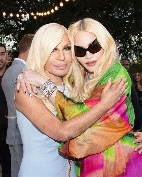 donatella versace e madonna|madonna the celebration.